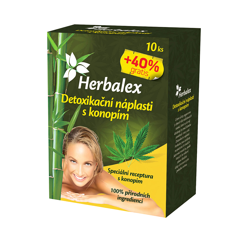 Detoxikační náplasti s konopím