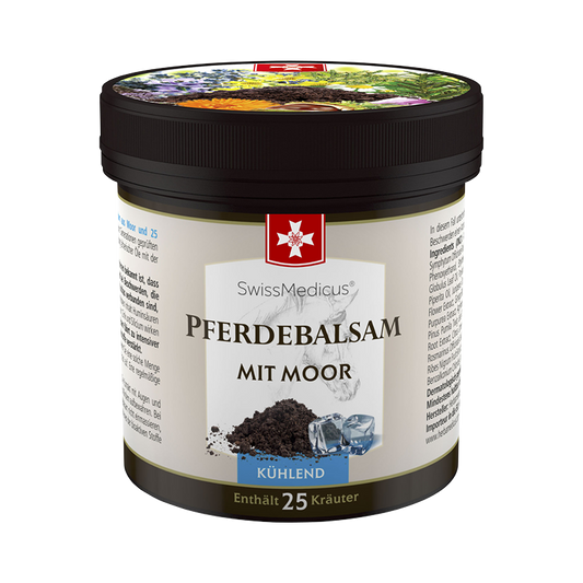 Pferdebalsam kühlend mit Torf