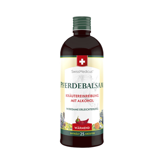 Kräuter-Alkohol-Einreibung wärmend