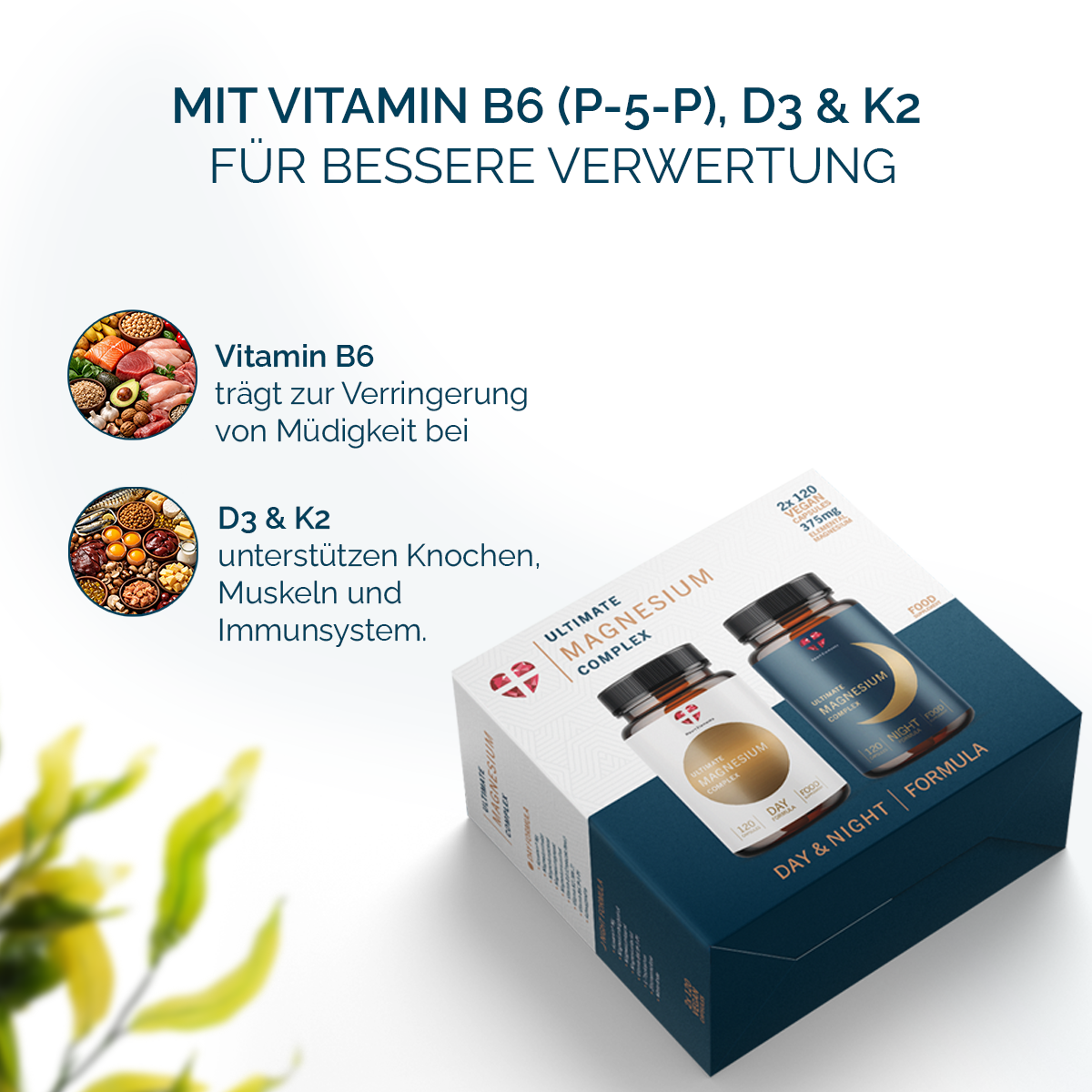 Aukščiausios kokybės magnio kompleksas