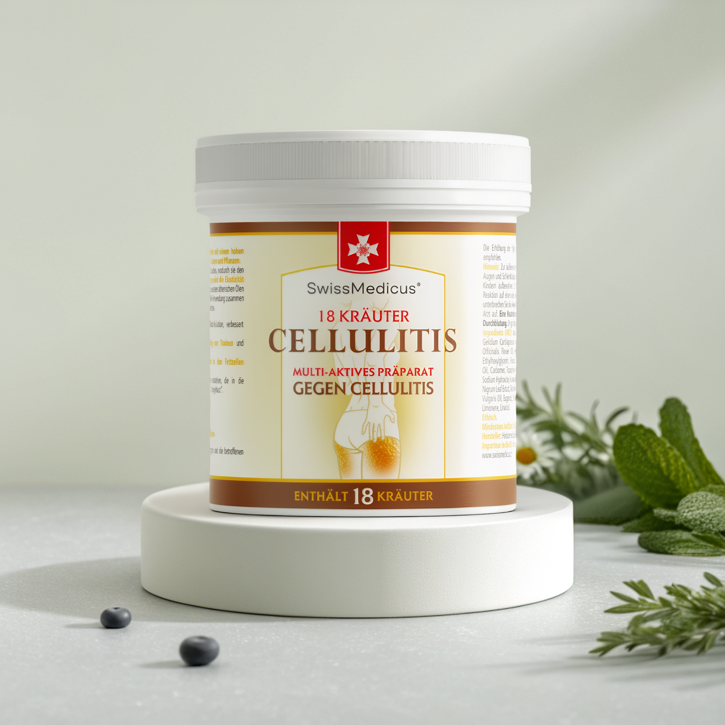 Cellulitis- anticeliulitinis gelis su žolelių ekstraktais
