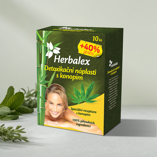 Detoxikační náplasti s konopím