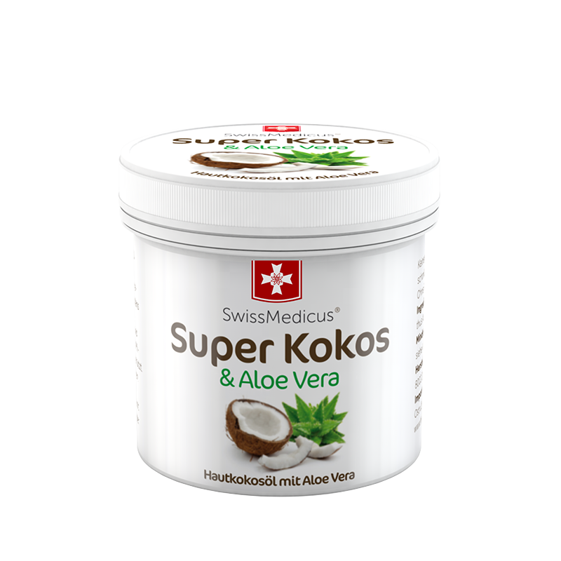Super Kokos mit Aloe Vera für das Gesicht