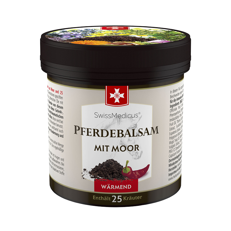 Pferdebalsam wärmend mit Torf
